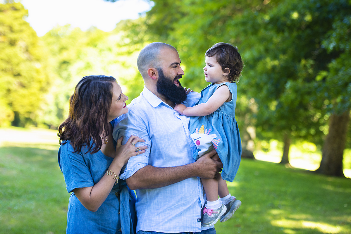 family in the park