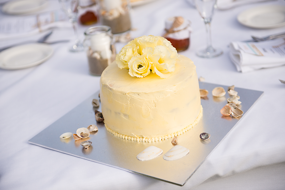 homemade wedding cake