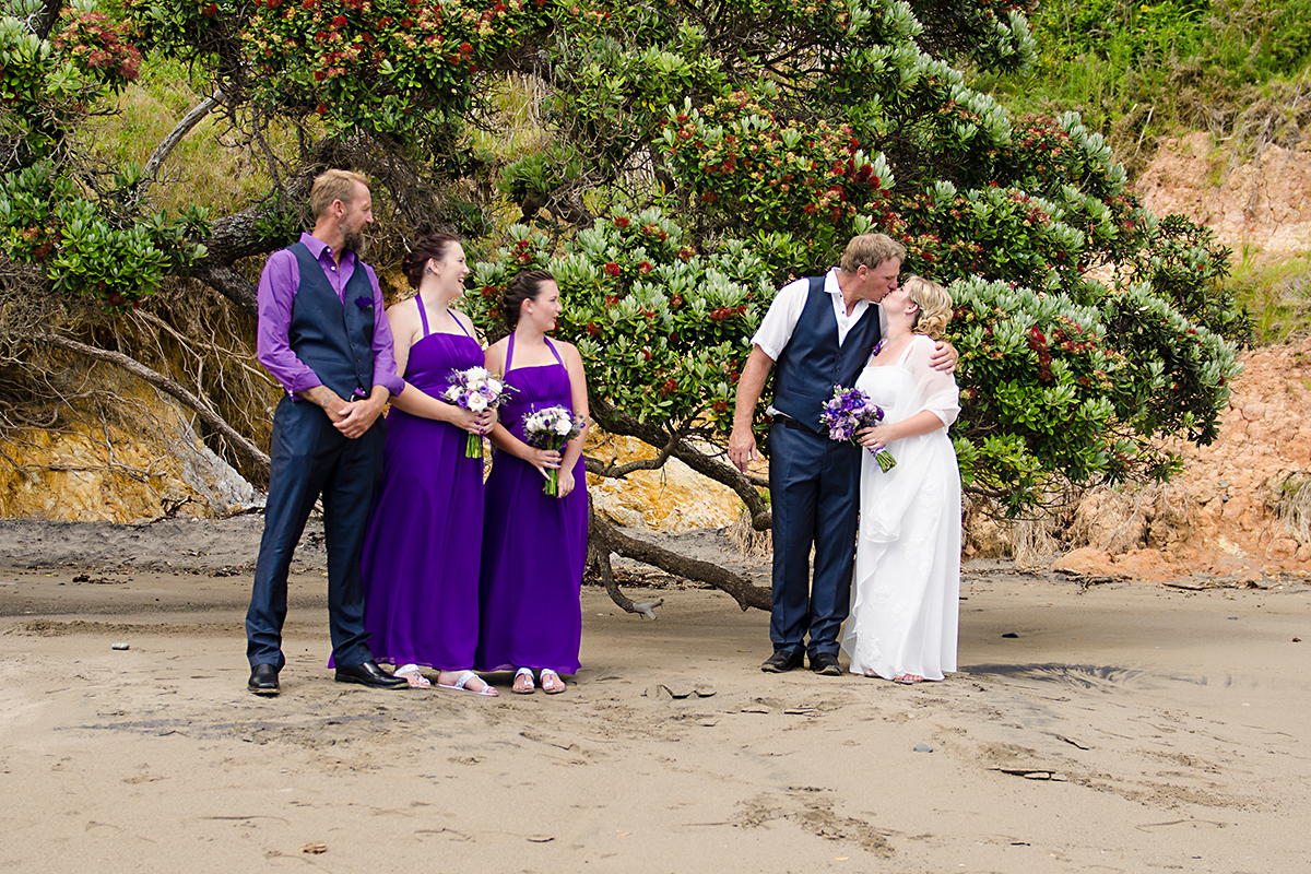 bridal party photoshoot Northland NZ