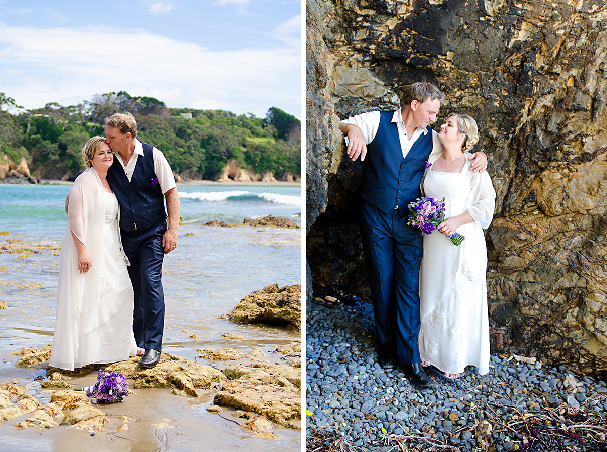 romantic wedding photoshoot beach weddind northland nz