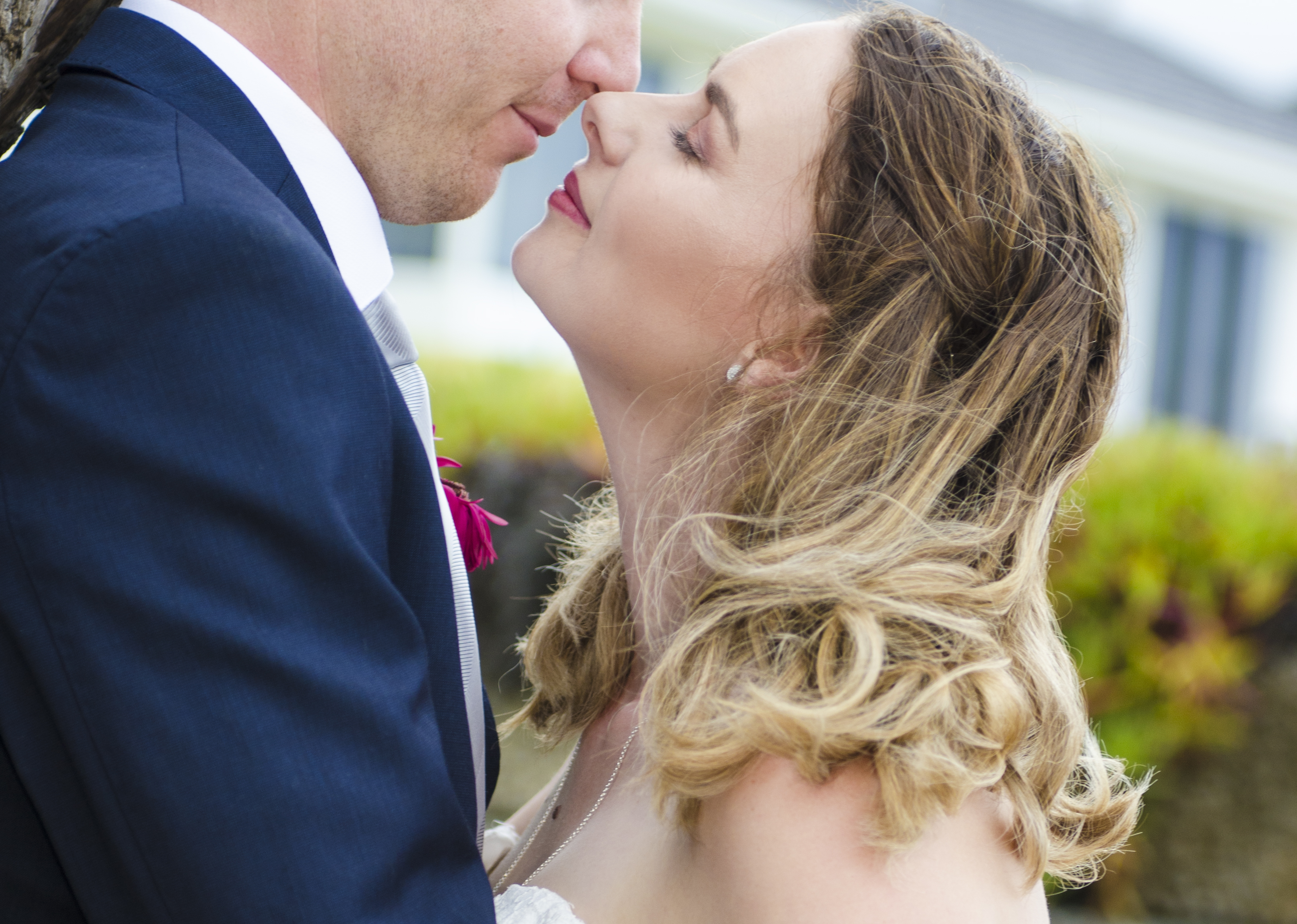 low key beach wedding