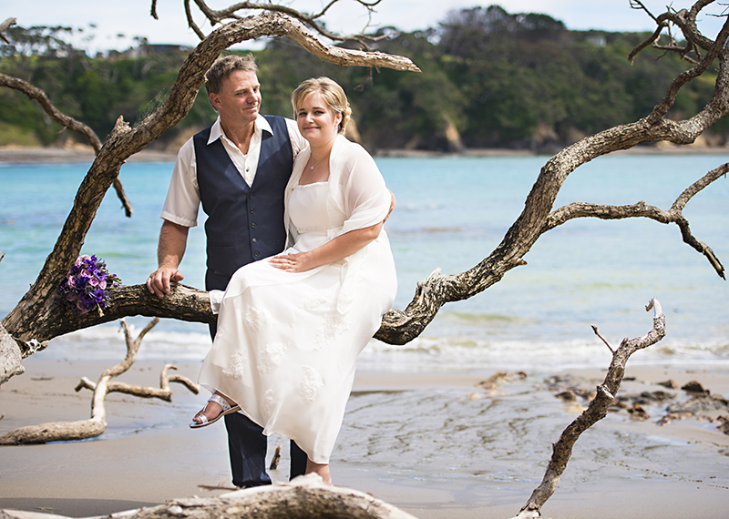 beach wedding Northland NZ